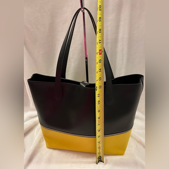 Gianni Notaro Black & Yellow Satchel/Tote with removable insert and Dust Bag - Picture 5 of 16